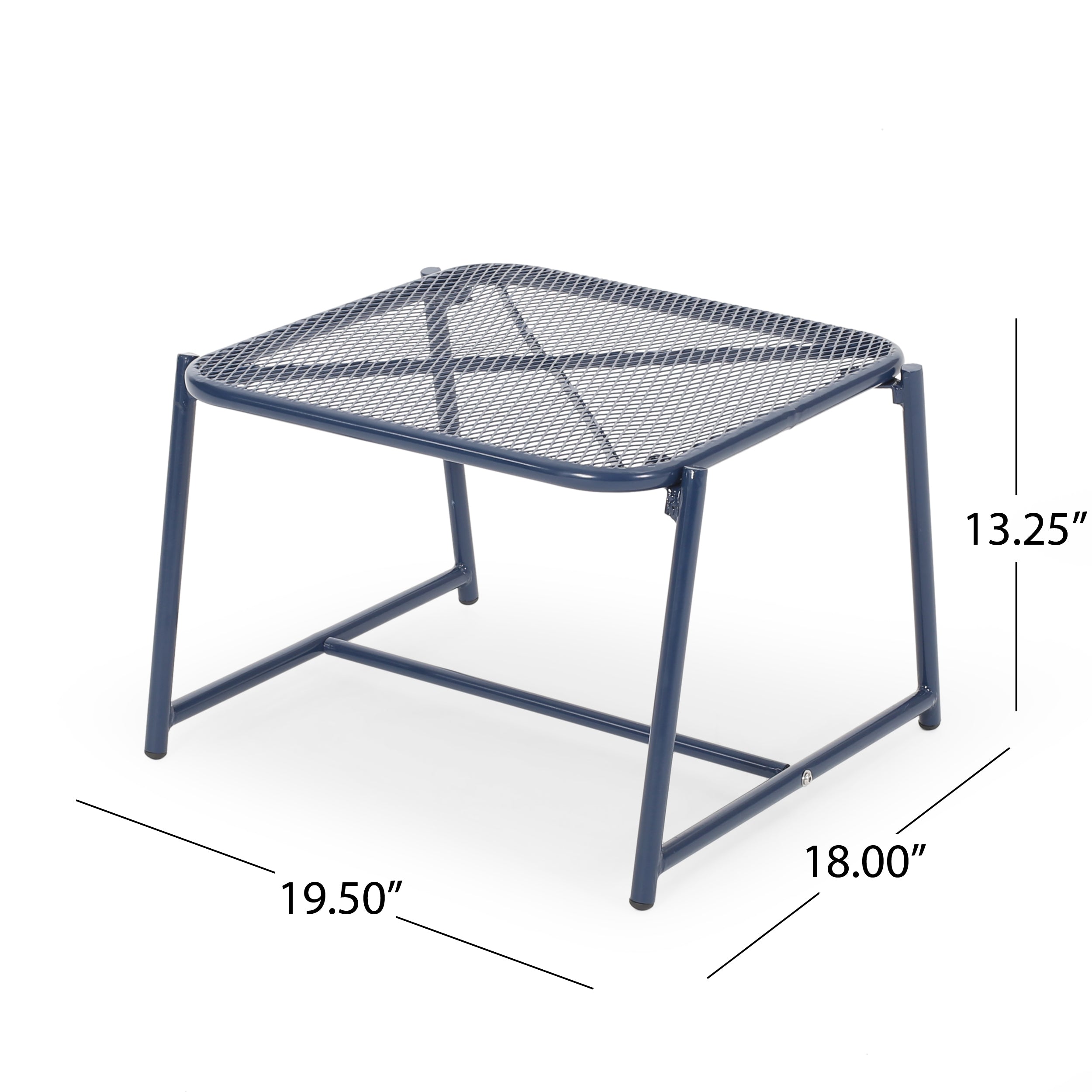Kincaid Outdoor Modern Iron Side Table