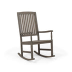 Muse Outdoor Acacia Rocking Chair with Slat Design