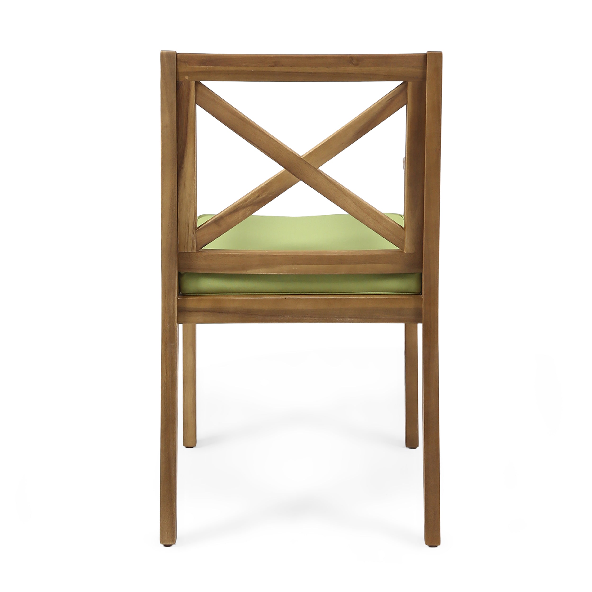 Perla Outdoor Dining Chairs with Cushions, Set of 2