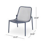 Kincaid Stackable Iron Chairs, Set of 2