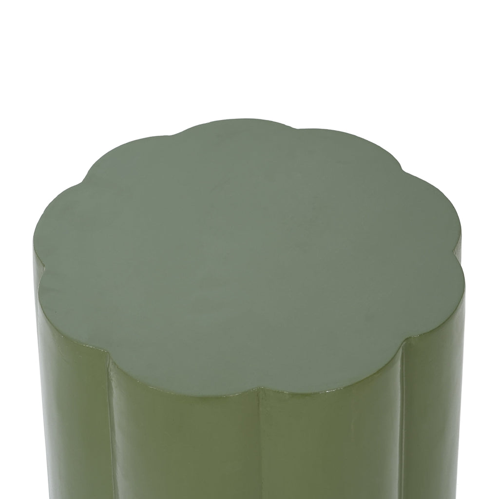 High-Gloss Magnesium Oxide Outdoor Side Table