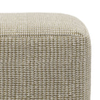Zelma Square Woven Outdoor Pouf