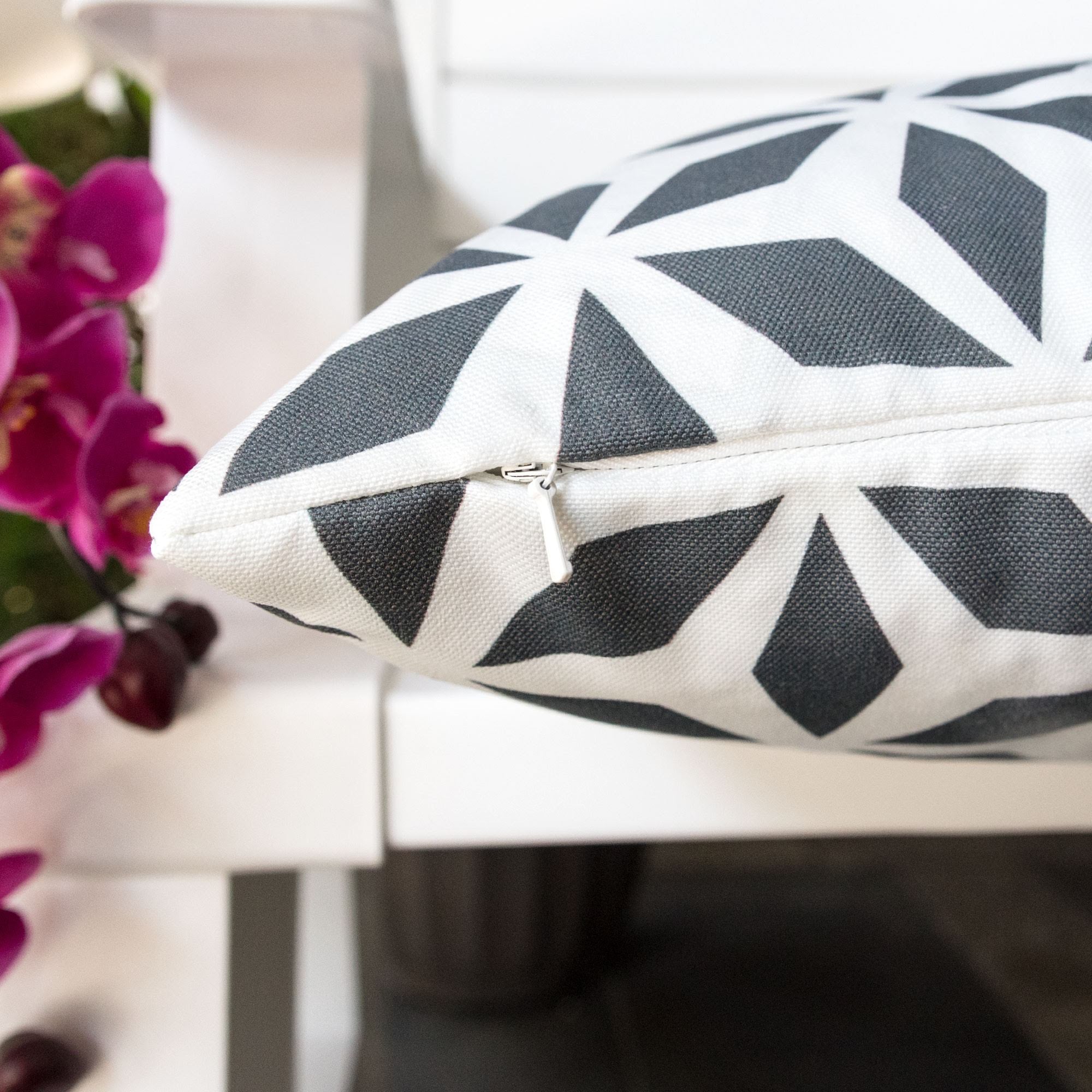 Crystal Burst Outdoor Pillow