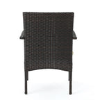 Cordoba Outdoor Wicker Dining Chairs, Set of 2