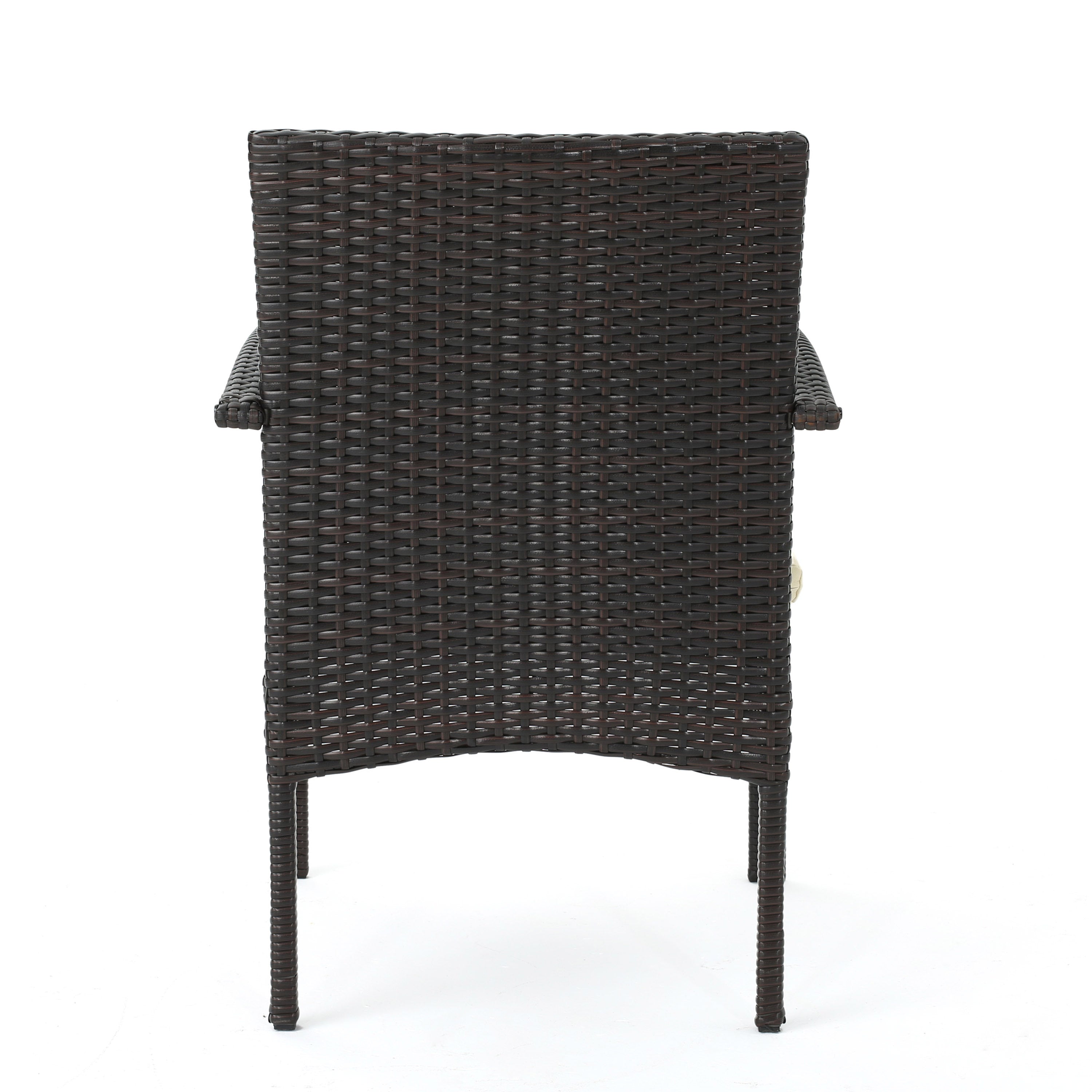 Cordoba Outdoor Wicker Dining Chairs, Set of 2