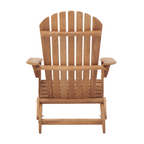Outdoor Wooden Folding Adirondack Chair, Set of 2
