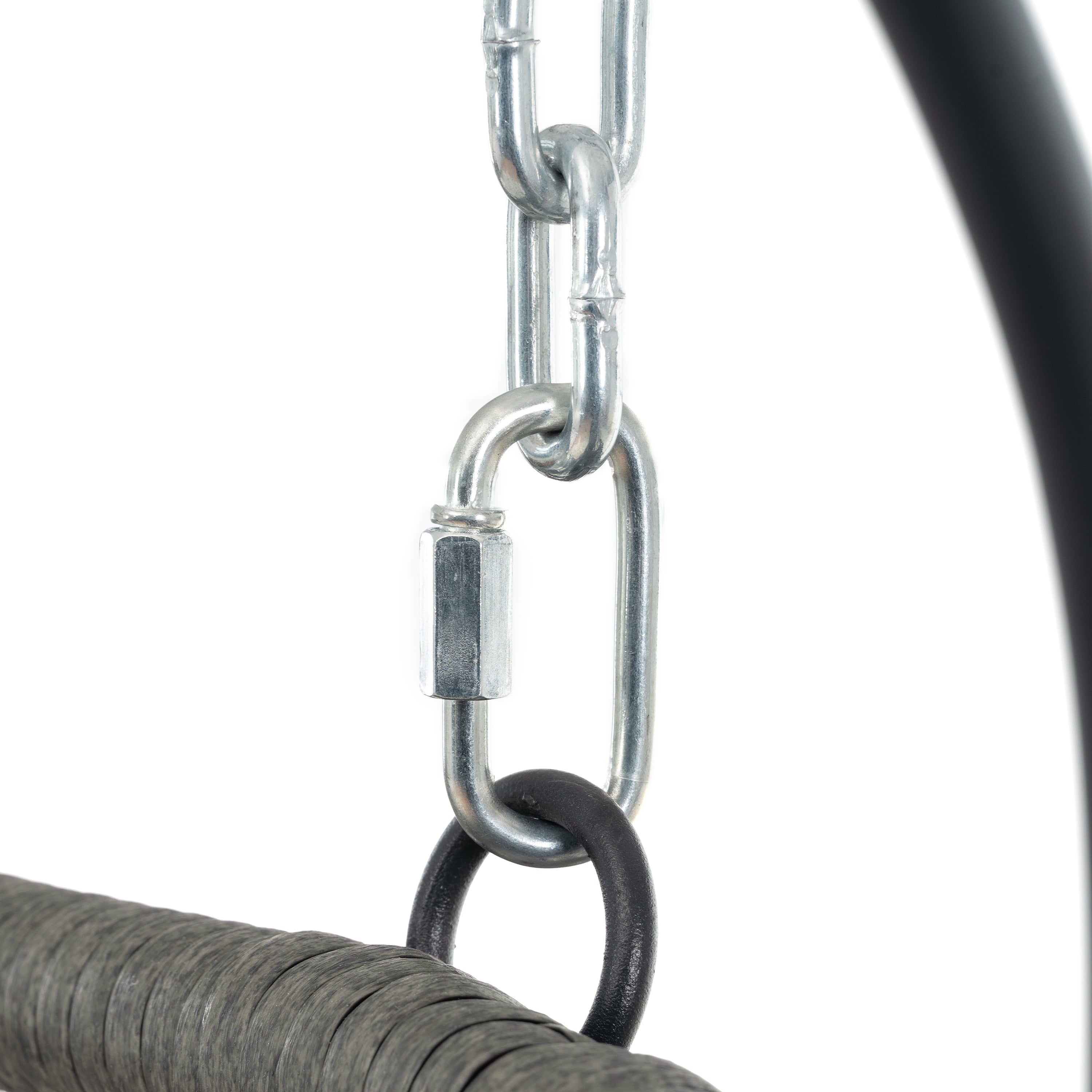 2-Person Swinging Egg Chair with Stand