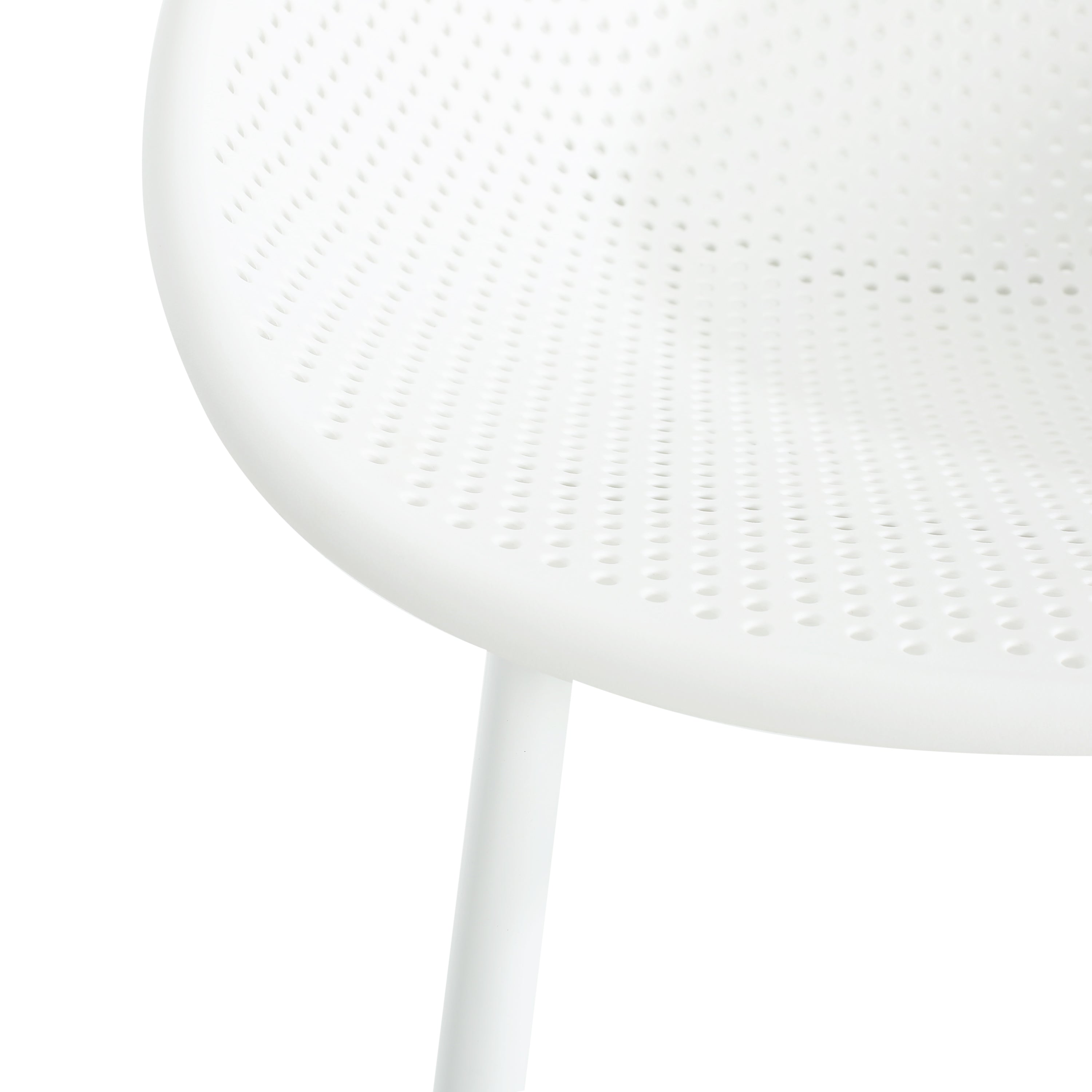Rhodochrosite Outdoor Bar Stool with Diamond Mesh Pattern and Footrest, Set of 2