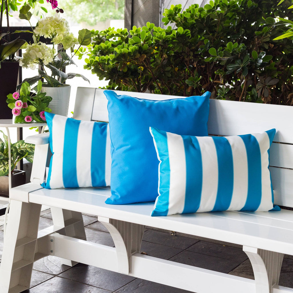 Horizon Stripe Outdoor Lumbar Pillow