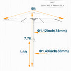 Rio 9' Patio Umbrella