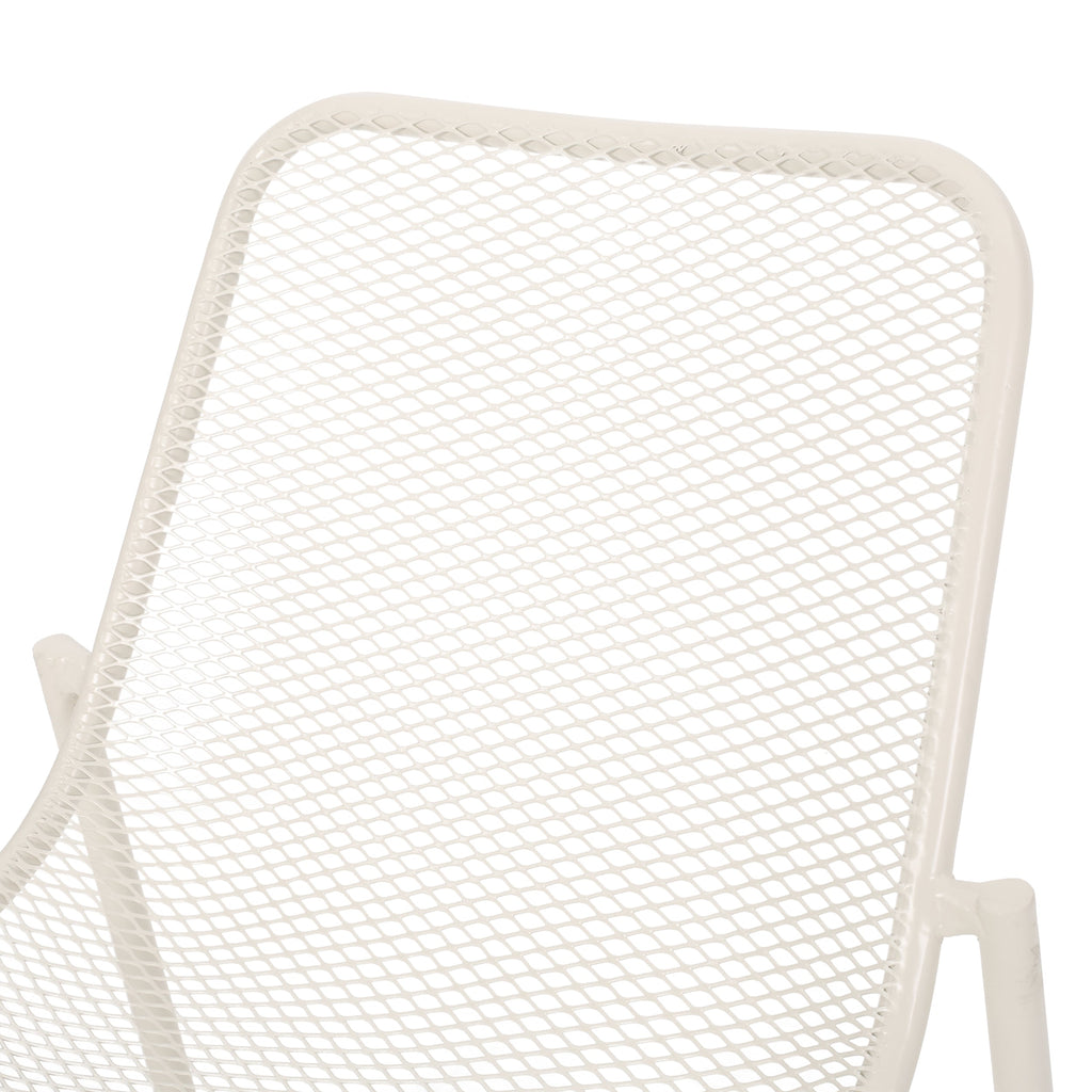 Kincaid Stackable Iron Chairs, Set of 2