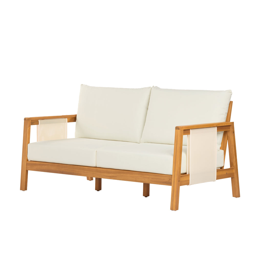 Khali 4 Piece Acacia Wood Outdoor Set