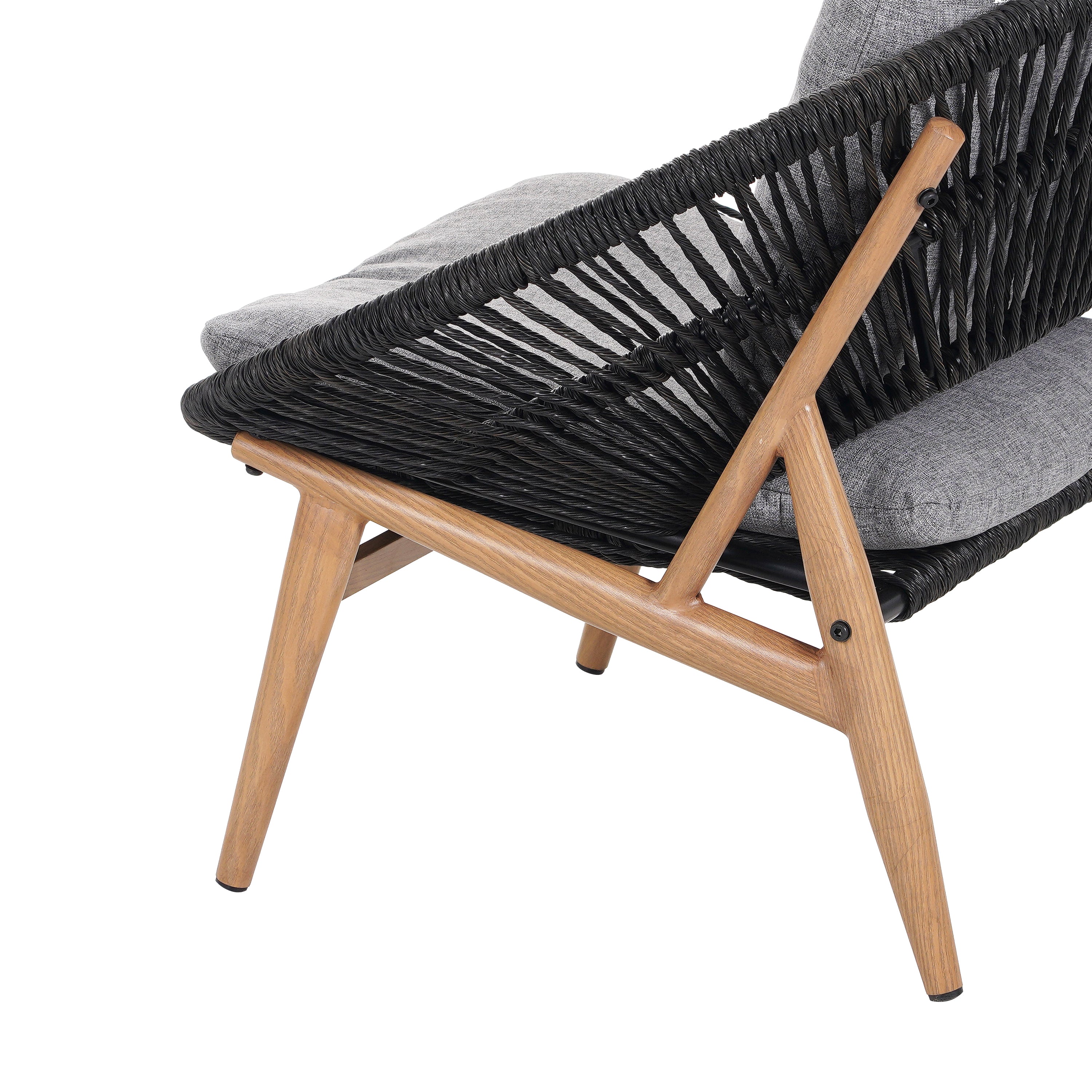Cyril Outdoor Wicker Papasan Style Lounge Chair