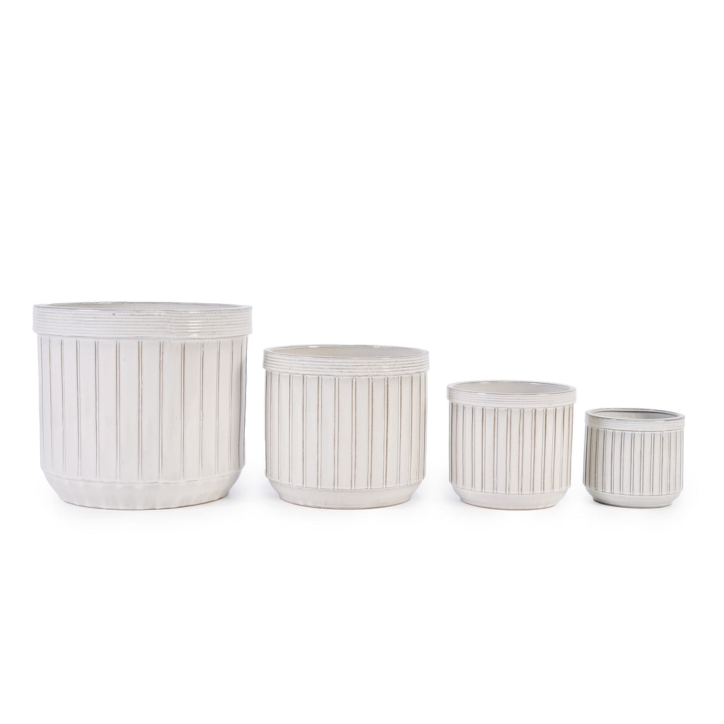 Nilo Handmade Ceramic Planter, Set of 4