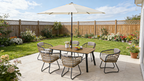 Maristella Outdoor Folding Dining Table for 4-8