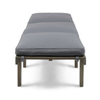 Ariana Acacia Wood Chaise Lounge with Cushion