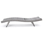 Crete Wicker Chaise Lounge, Set of 2