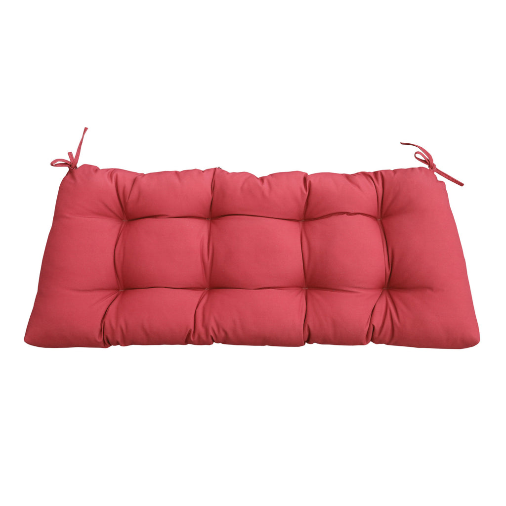 47" Tufted Outdoor Bench Cushion