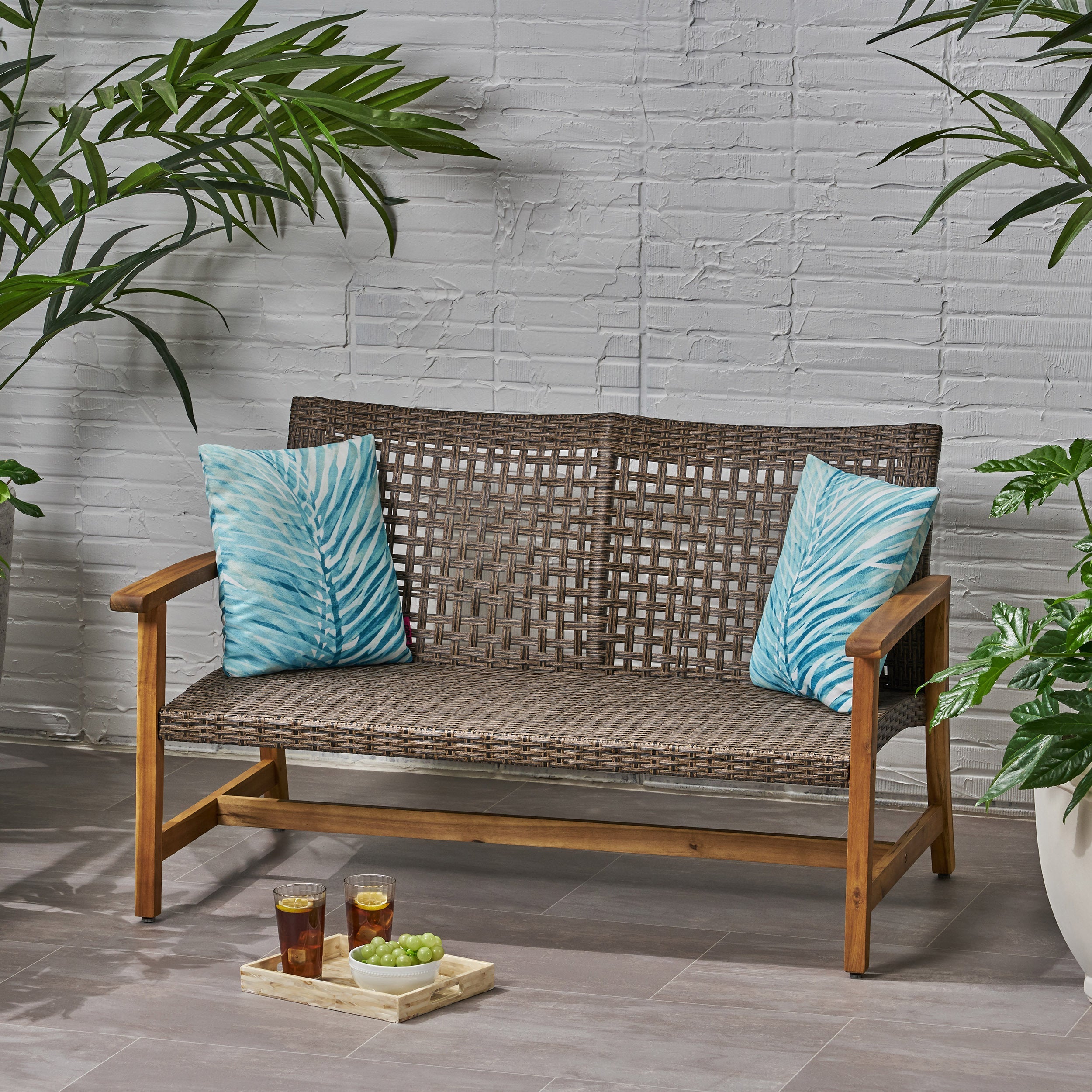 Hampton Outdoor Rattan Loveseat