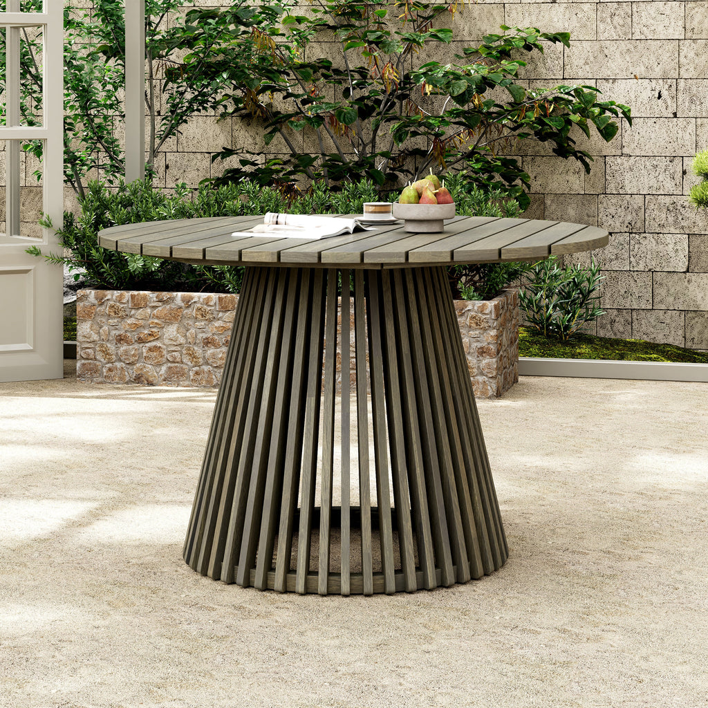 Tidewell Outdoor Acacia Wood Dining Table