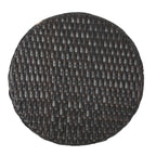 Slim Hourglass Rattan Outdoor Side Table