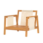 Khali 4 Piece Acacia Wood Outdoor Set