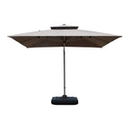 10'X10' Square Cantilever Umbrella with Center Pole, Base Not Included