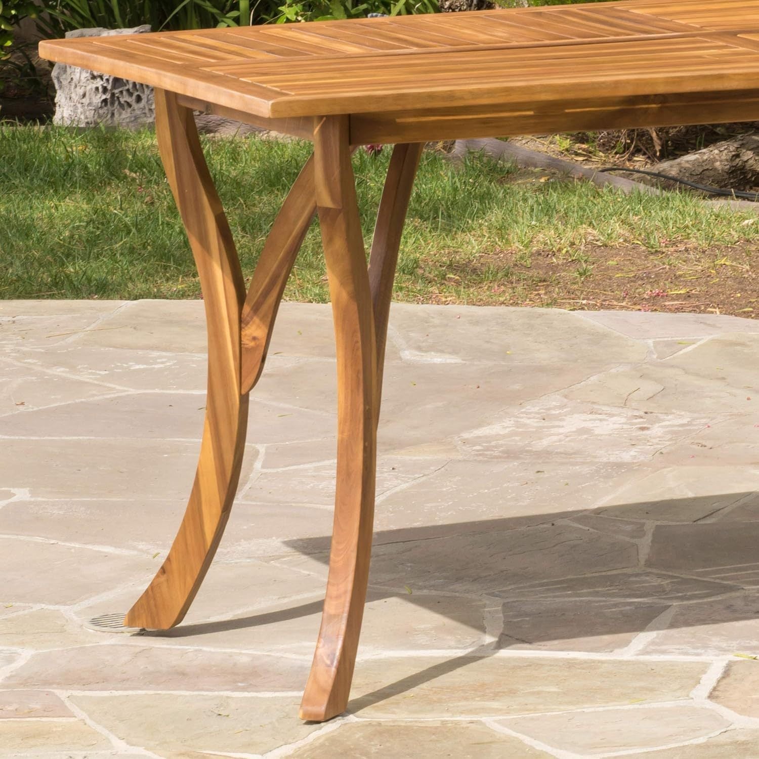 Hermosa 7-Piece Wood Outdoor Dining Set