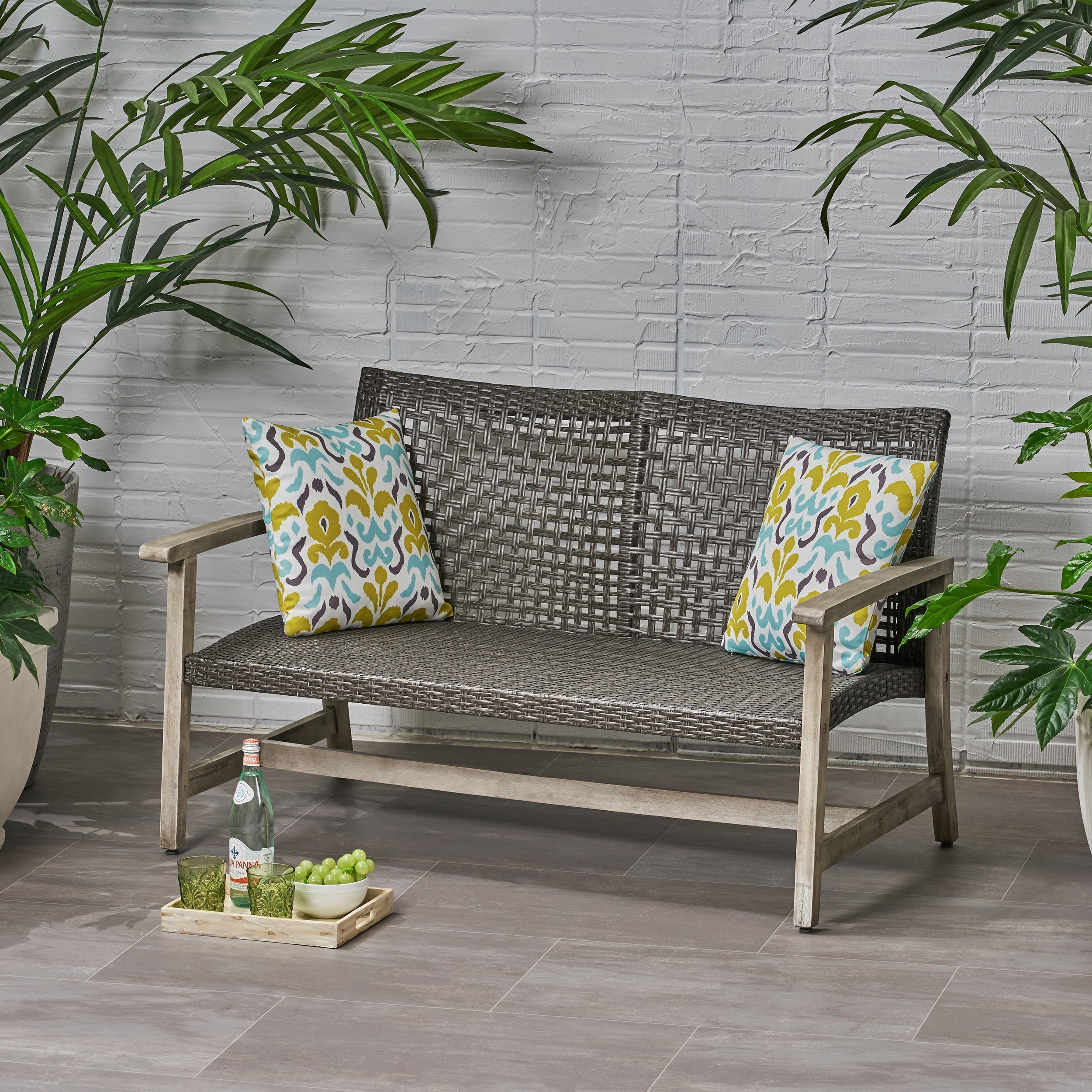 Hampton Outdoor Rattan Loveseat