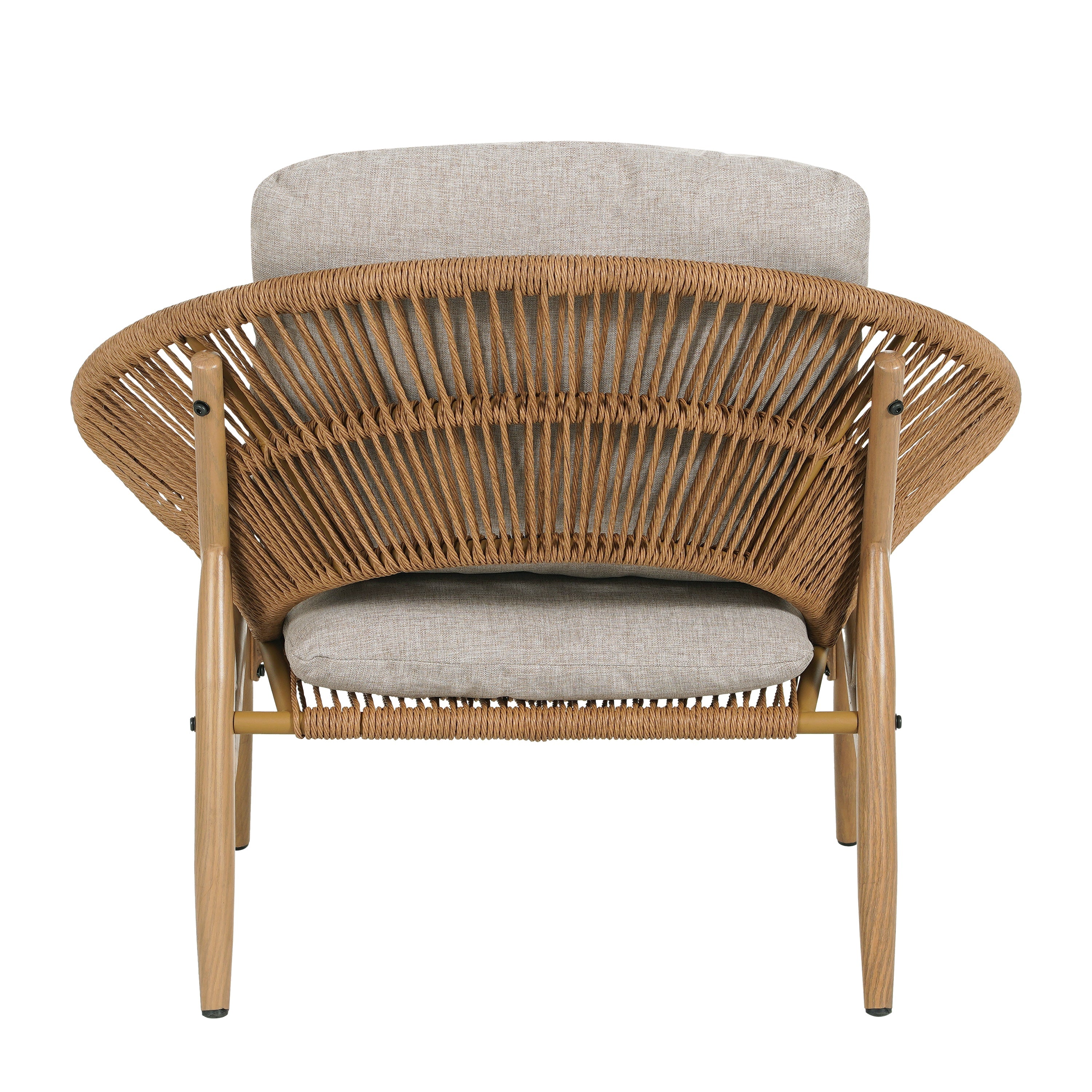 Cyril Outdoor Wicker Papasan Style Lounge Chair