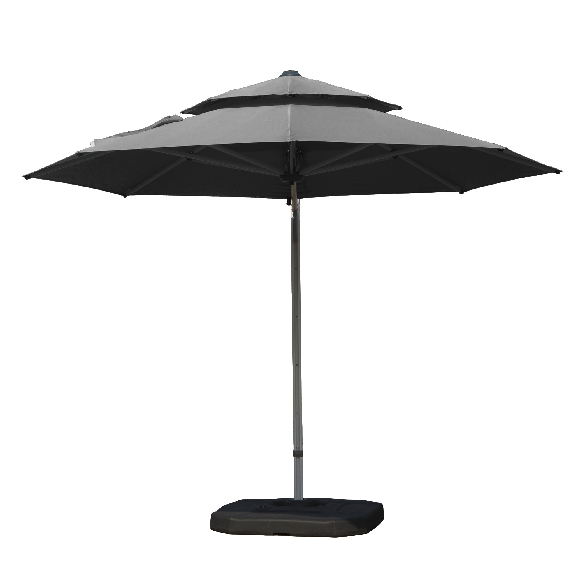 Round Cantilever Umbrella with Center Pole, Base Not Included