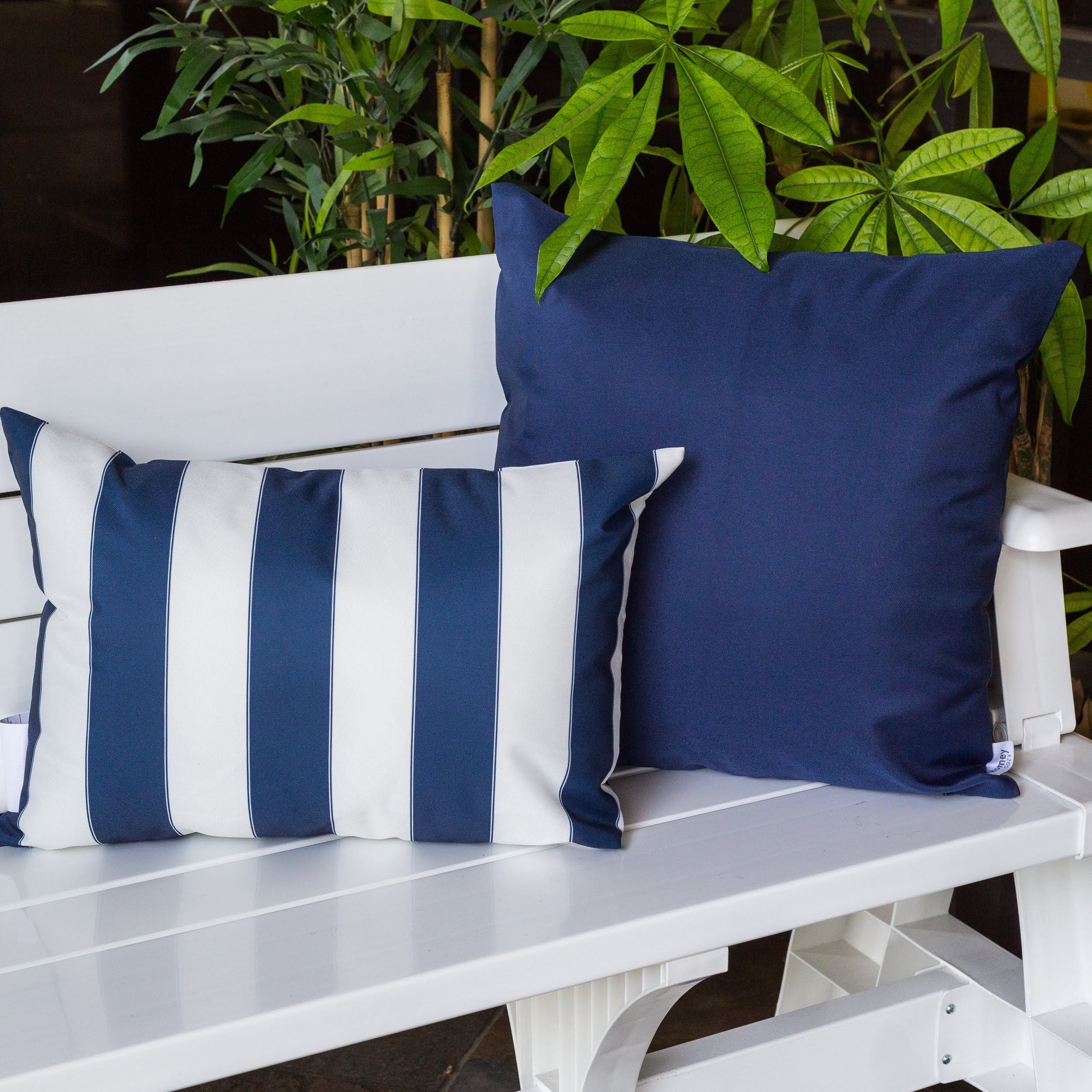 Horizon Stripe Outdoor Lumbar Pillow