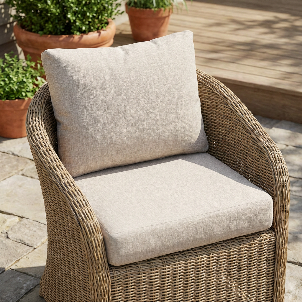 Noah Outdoor Club Chair Cushion Set, Seat Cushion and Back Cushion