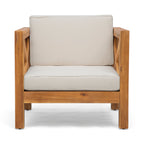 Brava Outdoor Club Chair with Water-Resistant Cushions