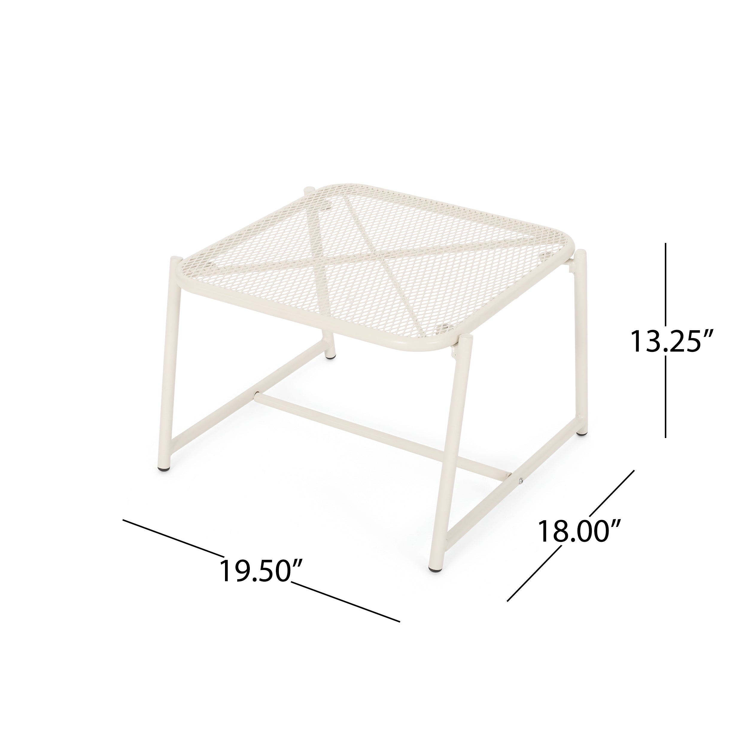 Kincaid Outdoor Modern Iron Side Table
