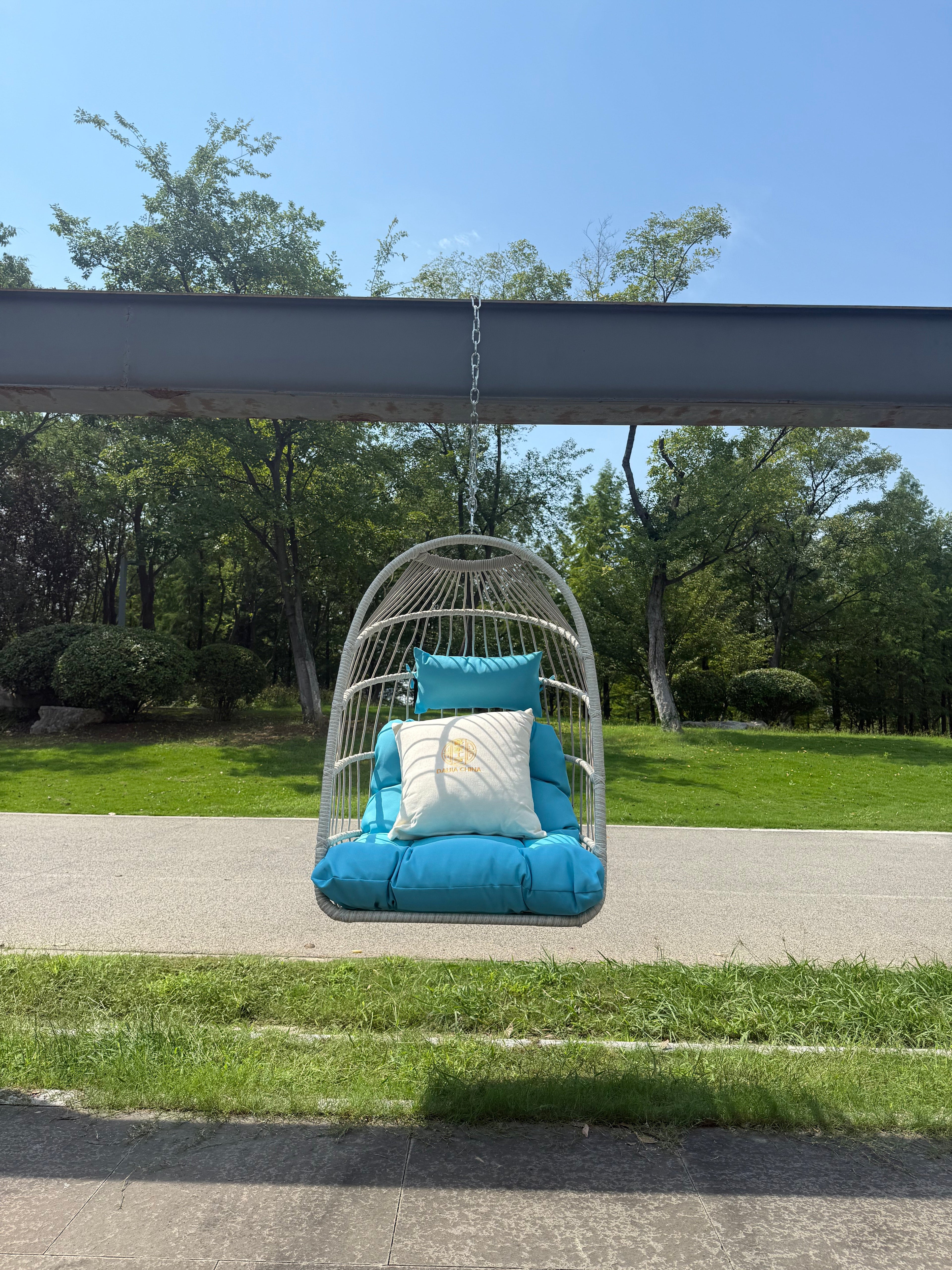 Folding Outdoor Egg Swing Chair