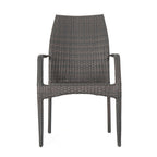 Mercer Outdoor Wicker Chairs, Set of 2