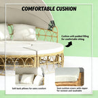 Round Outdoor Daybed with Canopy