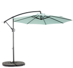 10' Offset Hanging Market Patio Umbrella w/Easy Tilt Adjustment, Base Not Included
