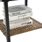 Ilmenite 3-Piece Patio Set with 2 Rocking Chairs and Bottom Shelf Table