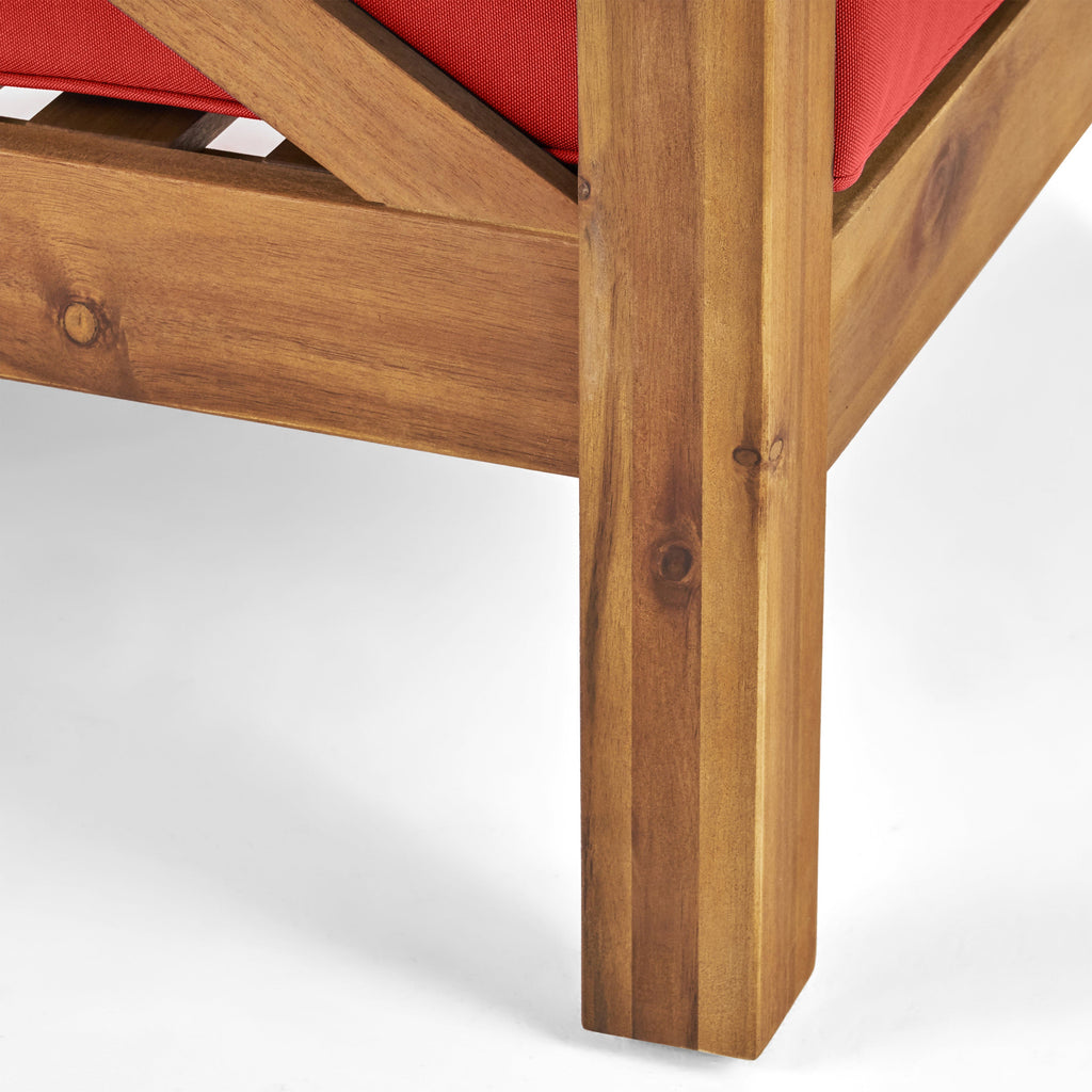 Brava Outdoor Club Chair with Water-Resistant Cushions