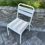 Conjure 4-Piece 15x15" Outdoor Fabric Seat Cushion with Ties