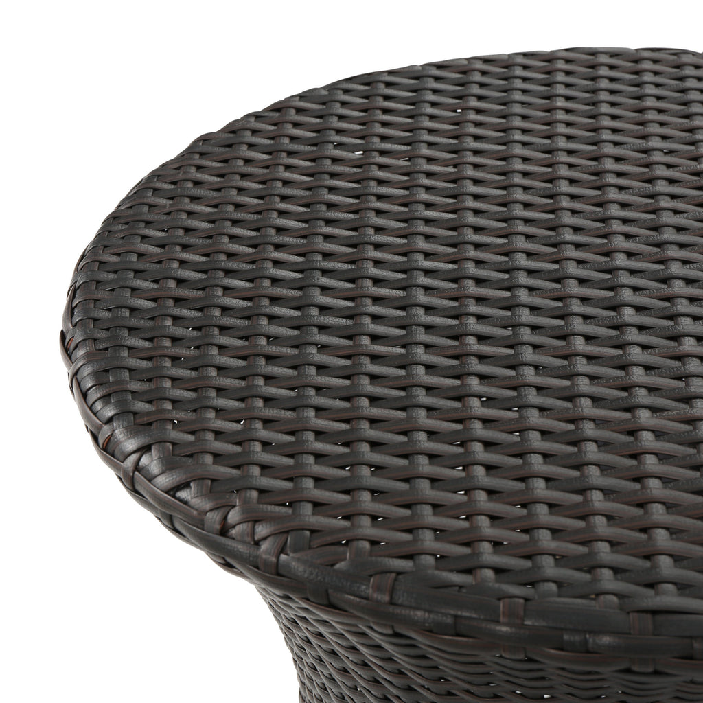 Thrive Hourglass Rattan Outdoor Side Table