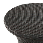 Thrive Hourglass Rattan Outdoor Side Table