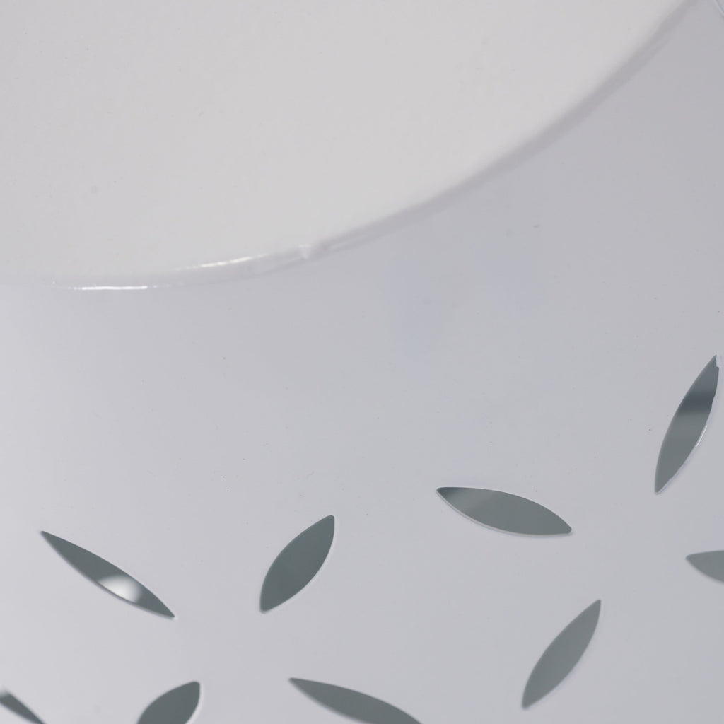 Lilac Outdoor Metal Cutout Accent Table