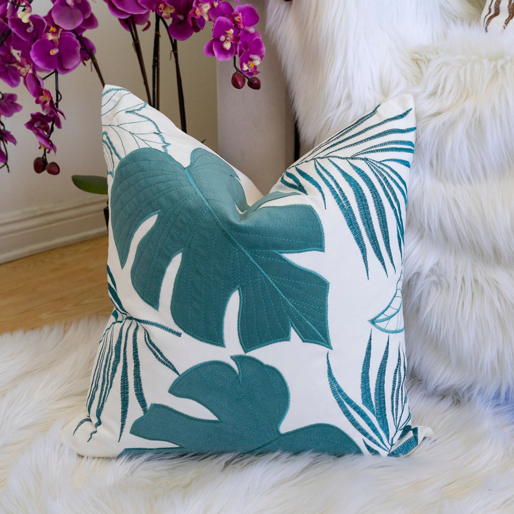 Monstera 20x20 Outdoor Throw Pillow