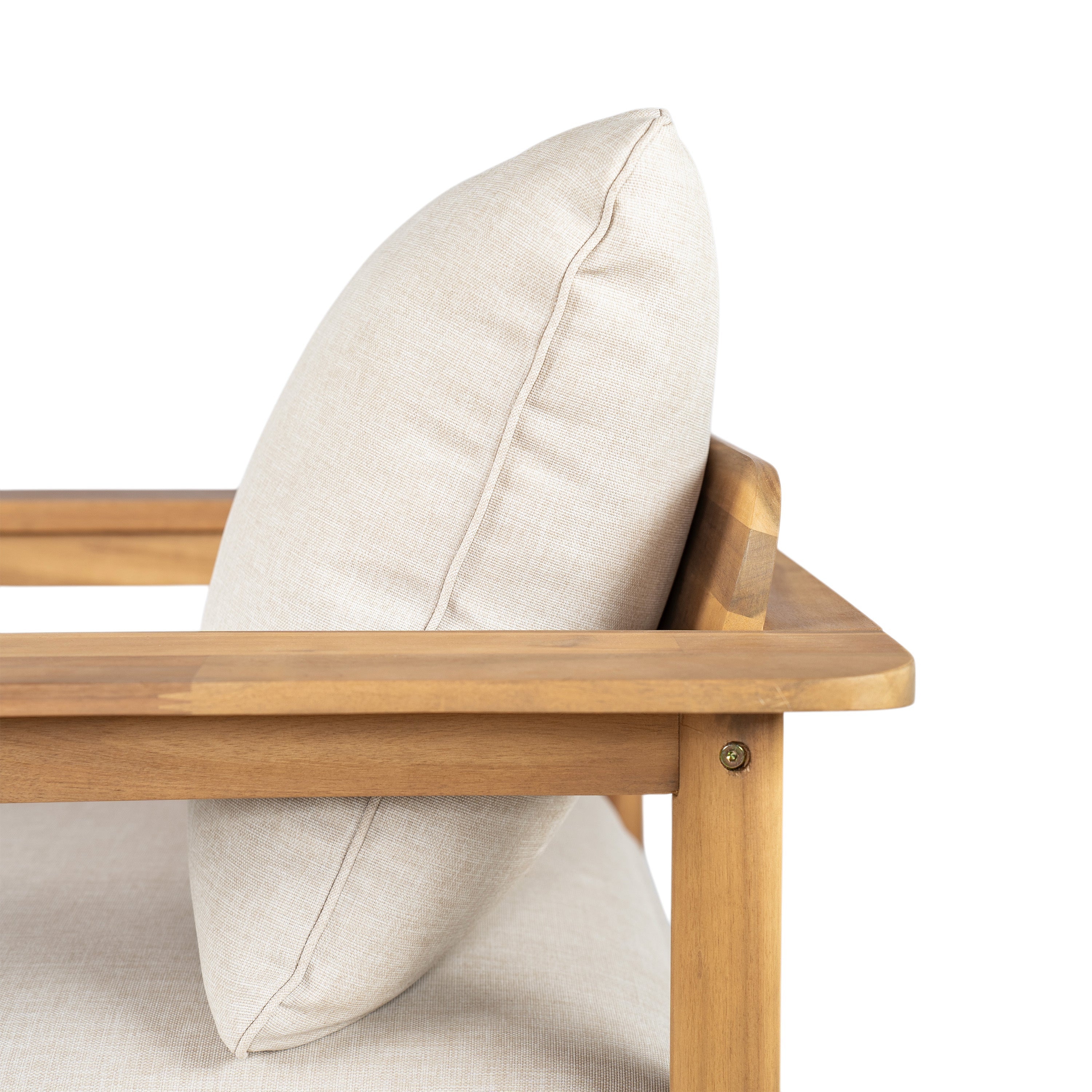Terassi Outdoor Acacia Wood Lounge Chair