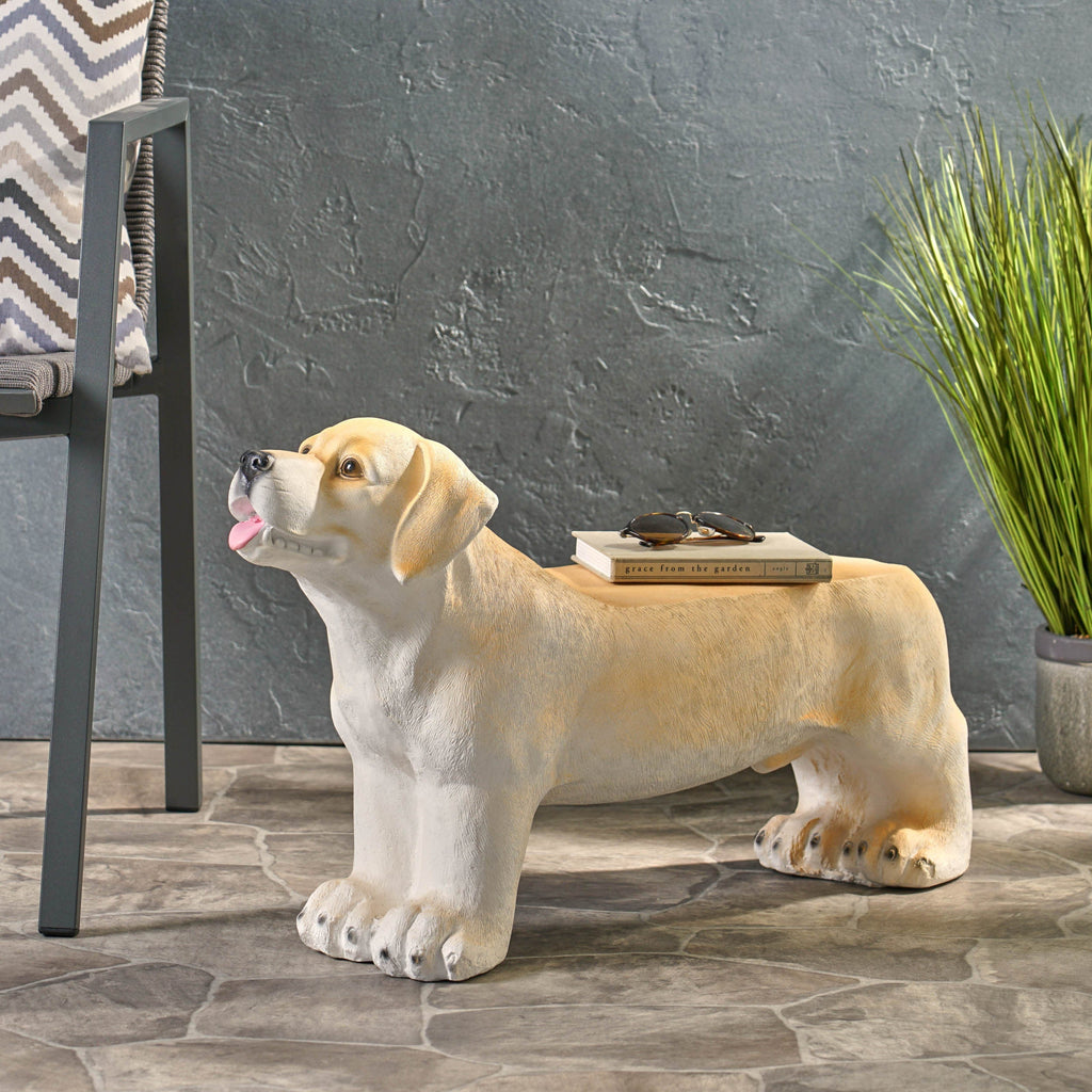 Mandy Outdoor Lab Dog Garden Statue