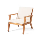 Brixton Outdoor Club Chair with Cushion, Set of 2