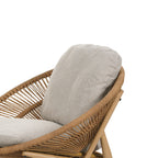 Cyril Outdoor Wicker Papasan Style Lounge Chair